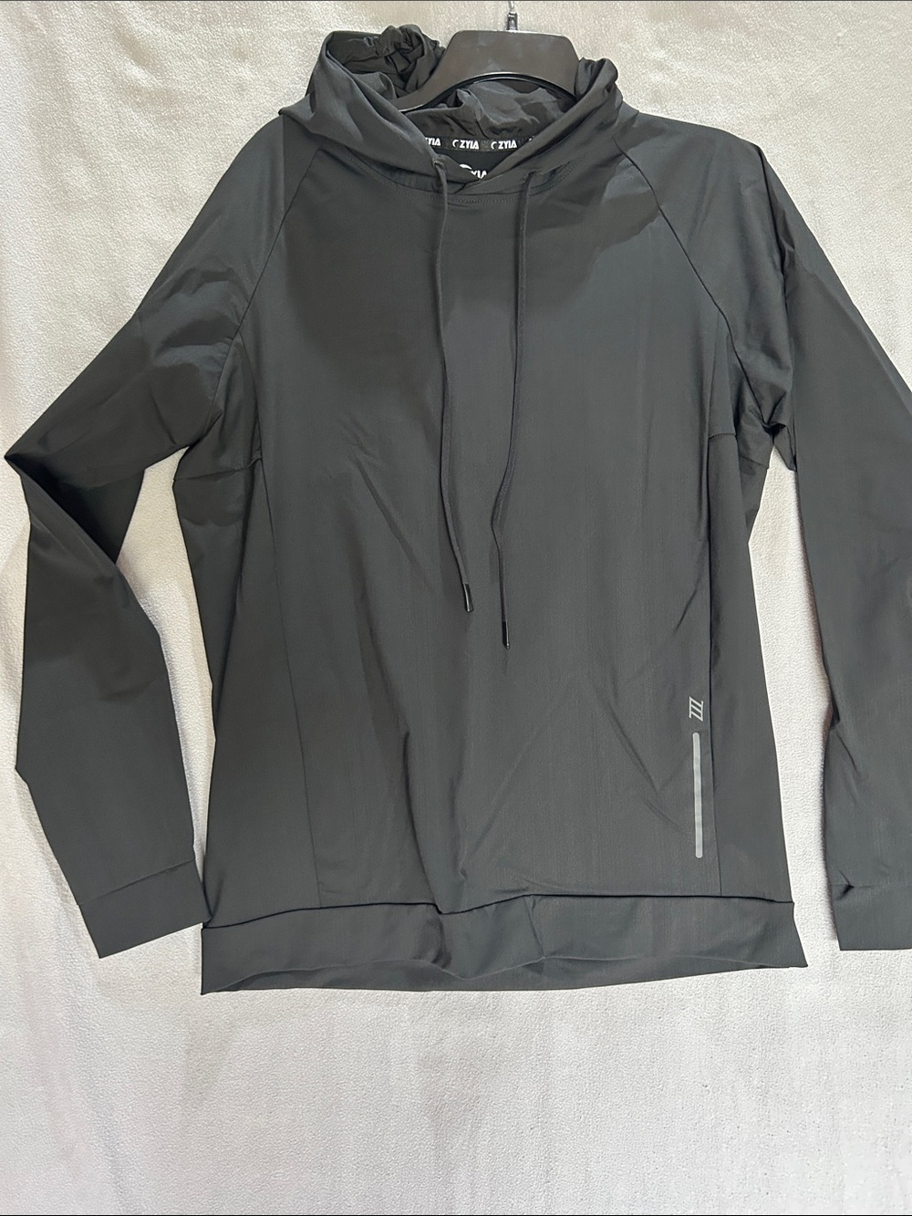 Zyia Men's Hooded Pullover Windbreaker - Medium